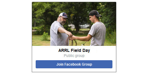 Join the ARRL Field Day 2018 Facebook group!