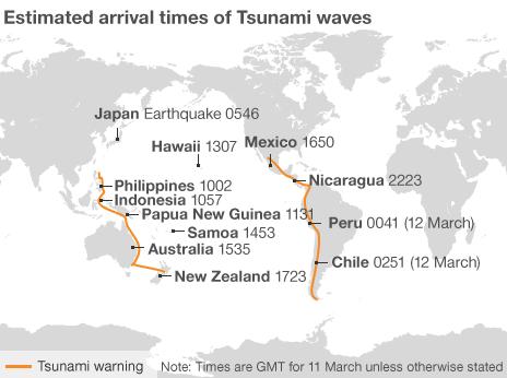 map of japan tsunami area. This map shows Ja.