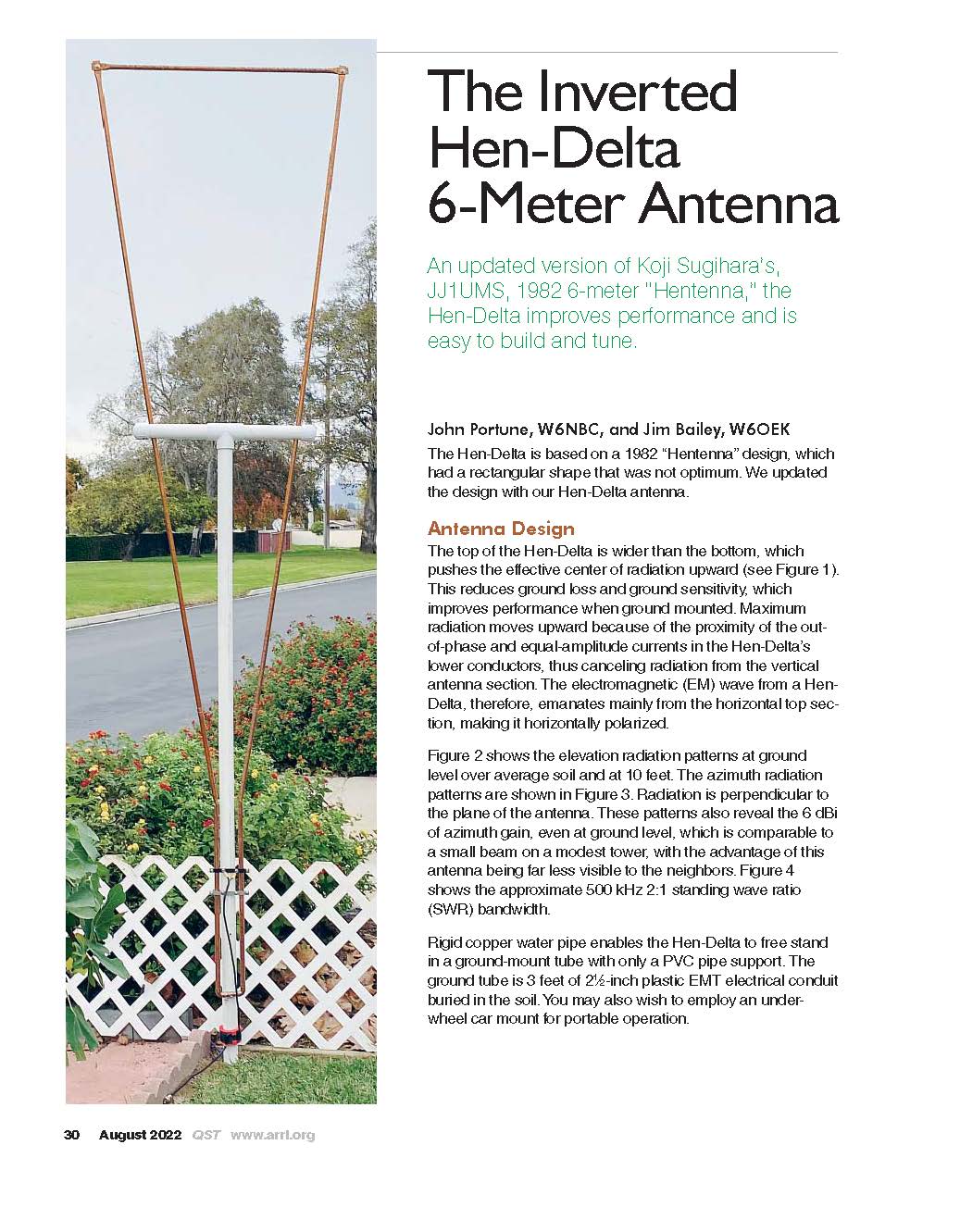 August QST Cover Plaque Award