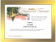 ARRL Diamond Terrace Certificate
