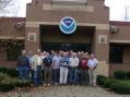Members of the Taunton SKYWARN ARC Team received an Excellence Award from the meteorologists at the Taunton National Weather Service office on November 15, 2008. [Bill Ricker, N1VUX, Photo]