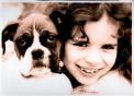 This is my granddaughter and her doggie, they watched me operate with MUCH resentment.