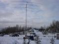 "Field Day" style operation with a three element yagi, 80m loop and 40m vertical.