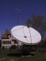 K2DH 5m solid dish with 23cm feed in place.