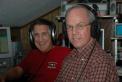 Left to right, W4MEL and K3IXD at W4MEL's QTH using the call sign NU4SC. Photo by W4MEL's XYL. 