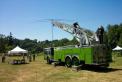 The Mercer Island Fire Department lending us a much welcomed assist in raising the antenna.