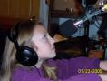 The new voice keyer in operation----my second harmonic.