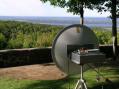 View looking south west from first site FN25bm.  Ottawa River visible about 800 feet below.