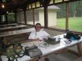 Philip KA4KOE, runs CW on Sunday morning using a PRC2000 manpack radio at 20 watts.