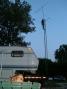 Truck Mounted six and two meter beams gained us some vhf points.