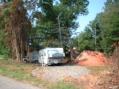 W0AH/4 travel trailer, 16' tower and antennas