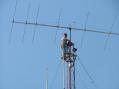 During the installation of my 6M 7ele @ 146ft (yes. i'm this guy)