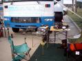 Operations, set up in front of the MCP (Moble Command Post).