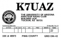 UNIV OF ARIZONA AMATEUR RADIO CLUB