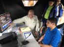 In the GOTA Tent at ARRL Field Day