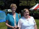  Connecticut Lt. Governor Jodi Rell visits with ARRL CT SM Betsey Doane at Candlewood ARA Field Day Site, June 28, 2003. (Click on photo to enlarge.)