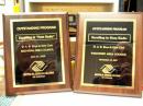 Two state award plaques the DAR radio program received from Michigan and Wisconsin chapters of Boys and Girls clubs.  Congratulations!