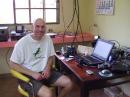 Eric Hall, K9GY, of Lansing, Illinois, headed down to Nicaragua for the 2008 running of the ARRL International DX CW Contest. "The pileups were huge and I had a ton of fun," he said. This was Hall's first time being the DX in a contest. [Photo courtesy of Eric Hall, K9GY] 