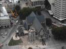 More than 20 people are believed to have been killed when the spire atop ChristChurch Cathedral collapsed in the earthquake. [Photo courtesy of the New Zealand Defense Force]