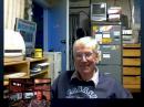Don Hill, KE6BXT, (inset) checking Skype with Peter Cossins, VK3BFG, during a test in preparation for the World DATV QSO Party.