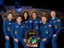 The Expedition 32 crew: (from left to right): Japan Aerospace Exploration Agency astronaut Akihiko Hoshide, KE5DNI; Russian cosmonaut Yuri Malenchenko, RK3DUP; NASA Flight Engineer Sunita Williams, KD5PLB; NASA Flight Engineer Joe Acaba,KE5DAR; Expedition 32 Commander Gennady Padalka, RN3DT, and Flight Engineer Sergei Revin, RN3BS. Acaba, Padalka and Revin will return to Earth on September 16, while Williams (who will be Commander of Expedition 33), Malenchenko and Hoshide are scheduled to return in March 2013.  [Photo courtesy of NASA]