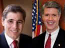 FCC Chairman Julius Genachowski (left) and FCC Commissioner Robert  McDowell both announced last week that they would be leaving the Commission this year.
