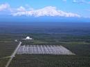 Aerial view of the HAARP facility