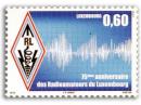 In honor of the 75th anniversary of the Réseau Luxembourgeois des Amateurs d’Ondes Courtes, Luxembourg has issued a .60 € postage stamp.