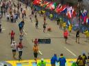 Boston Marathon at Moment of First Explosion