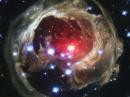 Without CCDs, this image -- taken by the Hubble Space Telescope in 2002 showing "light echos" illuminating the dust around supergiant star V838 Monocerotis (V838 Mon) -- would not be possible. V838 Mon is located 20,000 light-years away on the periphery of our Galaxy. In early 2002, it increased in brightness temporarily to become 600,000 times brighter than our Sun. The  reason for the eruption is still unclear.