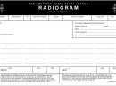 This is the original ARRL radiogram form.