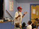 Mike Welch, KF4HFC, shares the fascination of ham radio with the kids.