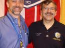 Private astronaut Richard Garriott, W5KWQ, met with Bauer at the 2009 ARRL National Convention. [S. Khrystyne Keane, K1SFA, Photo]