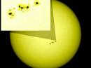 Sunspot group 1158, as seen on Tuesday, February 15 from NASA’s Solar Dynamics Observatory. [Image courtesy of NASA/SDO]