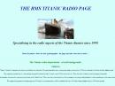 The RMS Titanic Radio Page is one of the websites dedicated to the disaster that marks its centenary on Sunday.