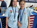 (Left to right) Lili, HA2LY, and Nóri, HA5YN, were among the youth attendees at 2023 HAM RADIO and who visited the ARRL stand. Both will participate in the Youngsters on the Air (YOTA) camp in Hungary, to be held in August.