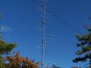 The antenna stack for 50 MHz. It sure came in handy this weekend.