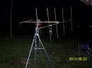N7QAX's portable satellite antennas. A way cool setup.