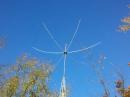 The Hexbeam stands ready to radiate CW!