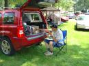 John WA8MHO Operating a Phone Solar Powered Station for the extra 100 points 