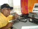 Fernando (WP4KS) making his first Field Day Contacts