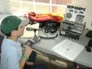 Enrique(WP4OIM) making his first QSO's in the GOTA station