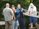Raising our new tower and antenna was fun!
