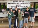 Our boy scouts were ready for action