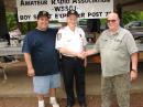 Our county sheriff visited our Field Day site