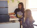 Itzel, KF5JAZ working with new student Madison.