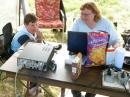 Erin our Girl Guide youth contact does a great job on 20m for us.  She is with her Mom Tracy  VA3CDU.
