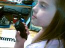 Savannah operating Kid's Day at K4EU