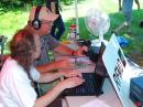 John, WW4DX and Dan, W9EQ, operating 20 m CW