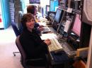 Joanna K6YL Pausing for a smile at W6YX